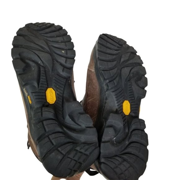 Carhartt Men 8D Brown Leather Steel Toe Waterproof